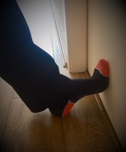 Foot pain stretch
